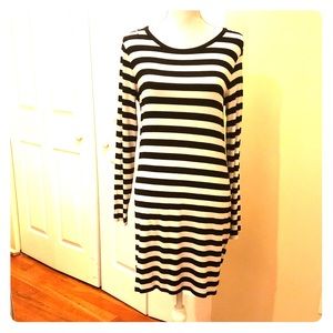 MK form fitting striped dress